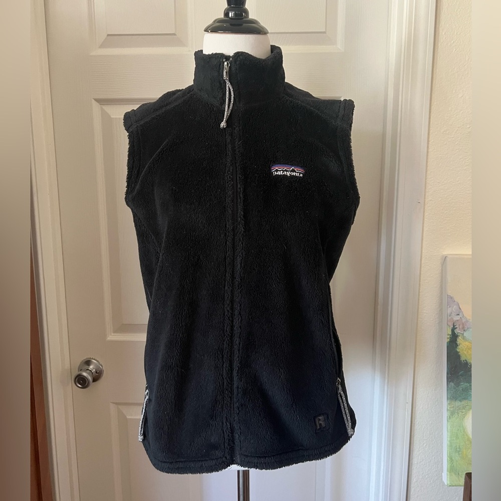 Vintage Patagonia Midnight Black Fleece Vest